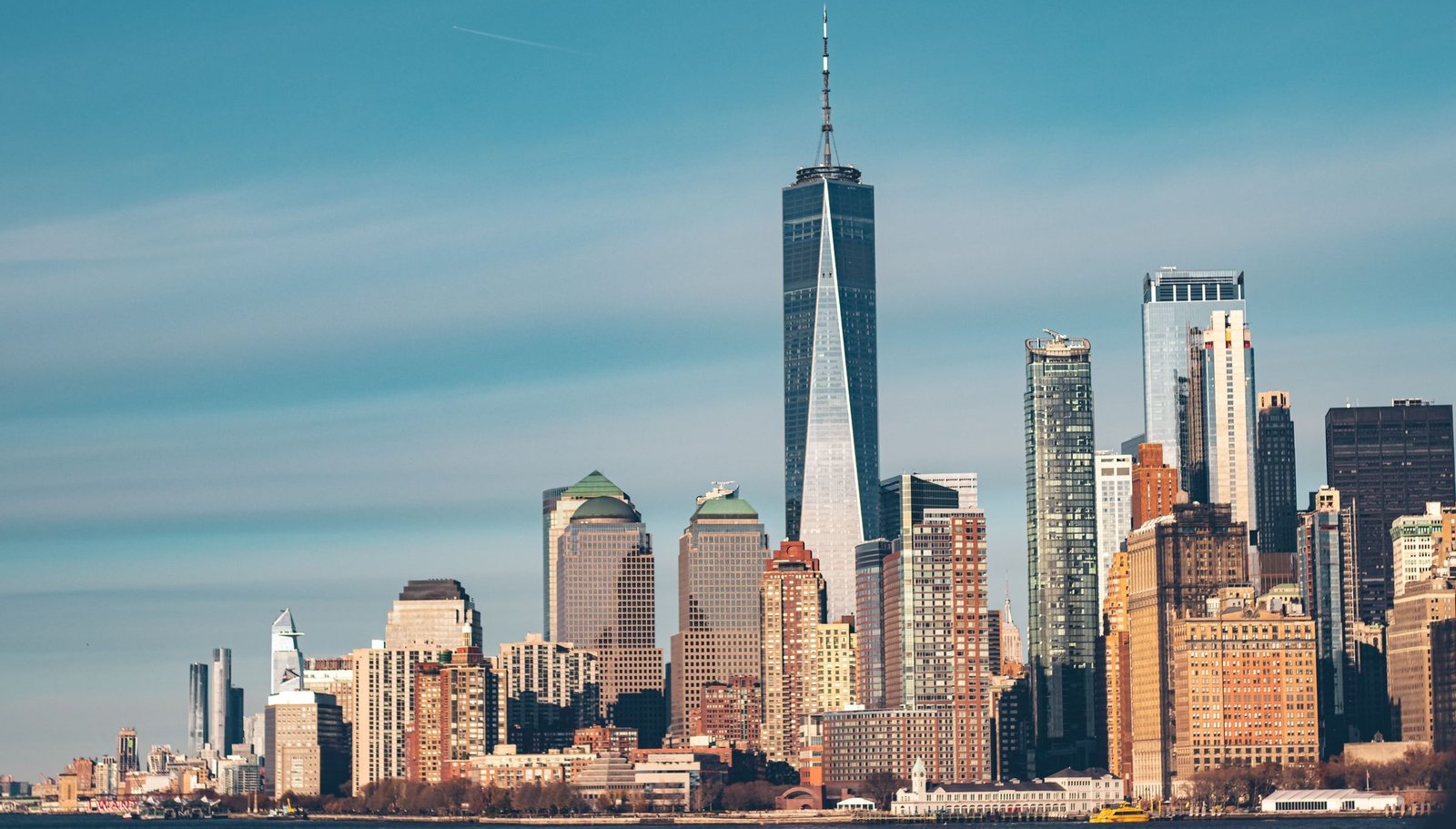 Manhattan skyline across the water, representing the forum state where a defendant may be sued